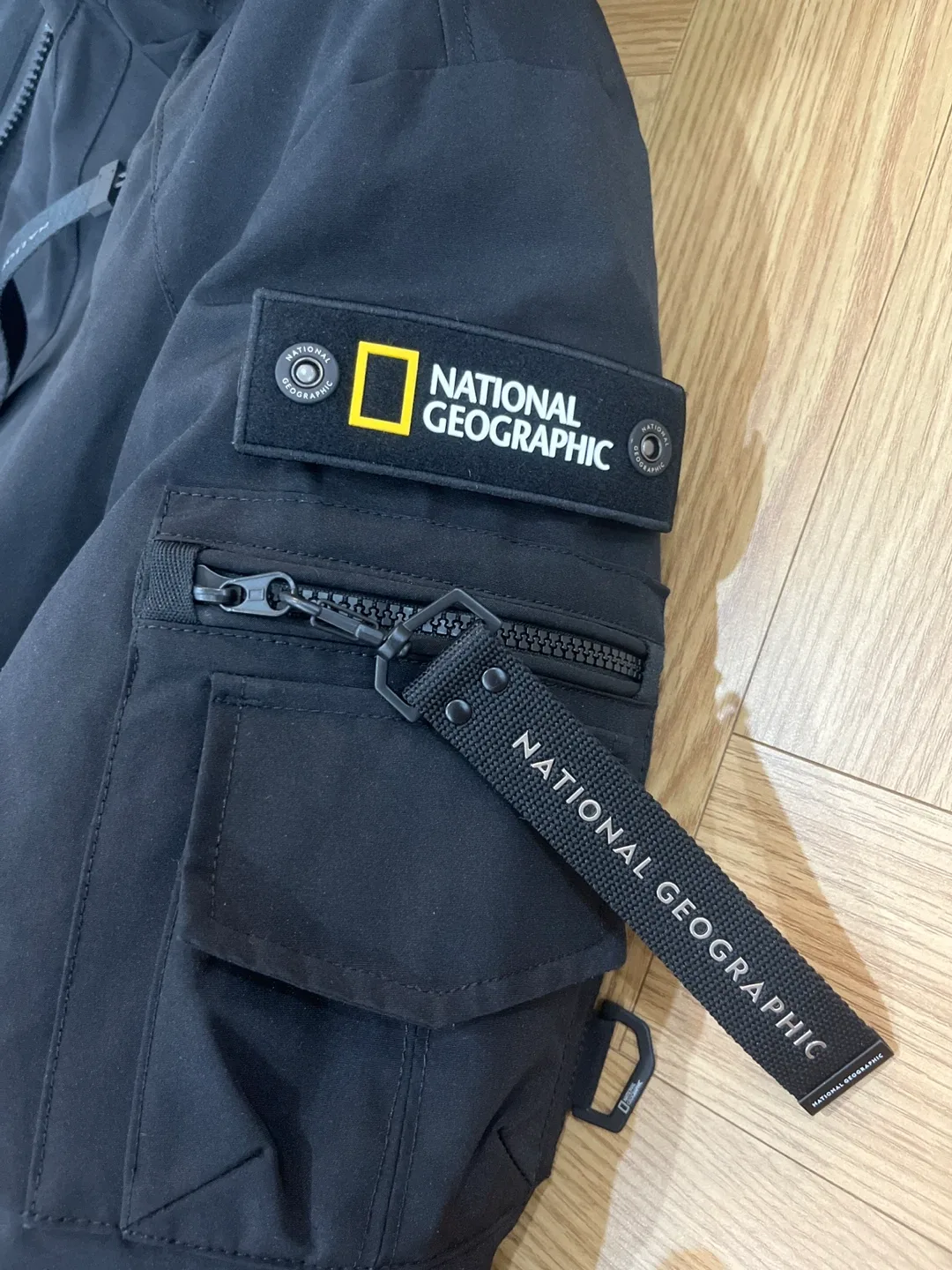 내셔널지오그래픽 타루가 블랙 패딩 XXL