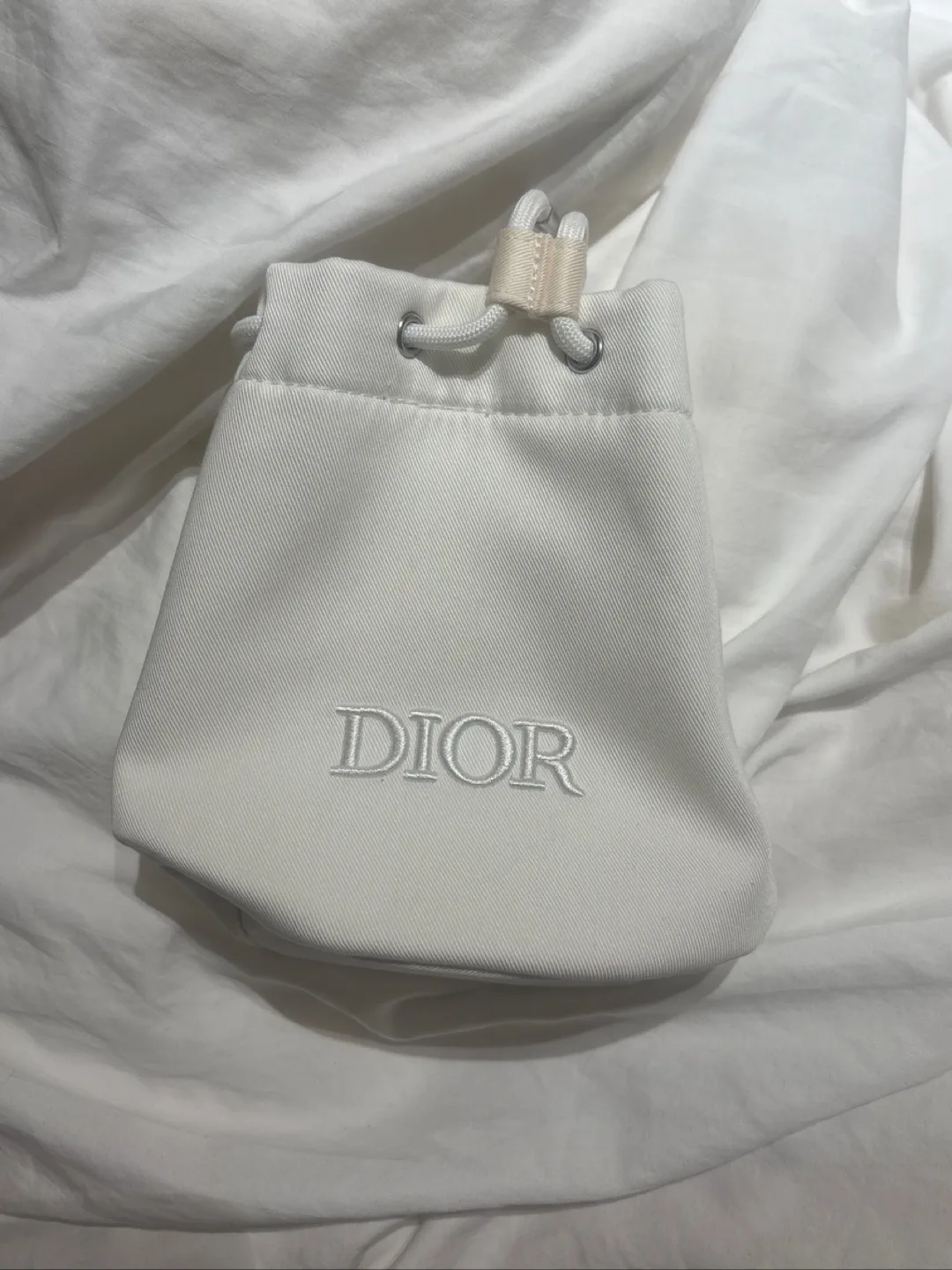 DIOR 디올 자수로고 화장품 파우치
