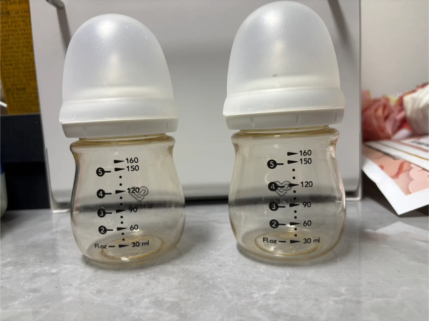 [중고상품] 유미 젖병 160ml 2개
