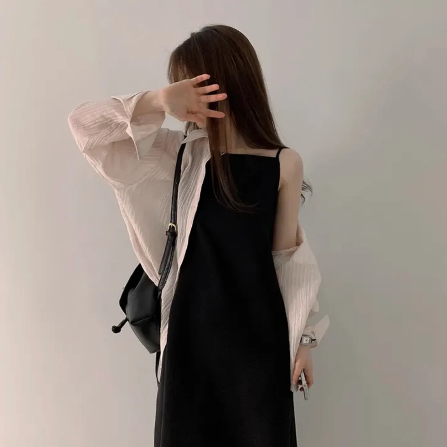 급처 에이블리 A라인 레이어드 나시 원피스