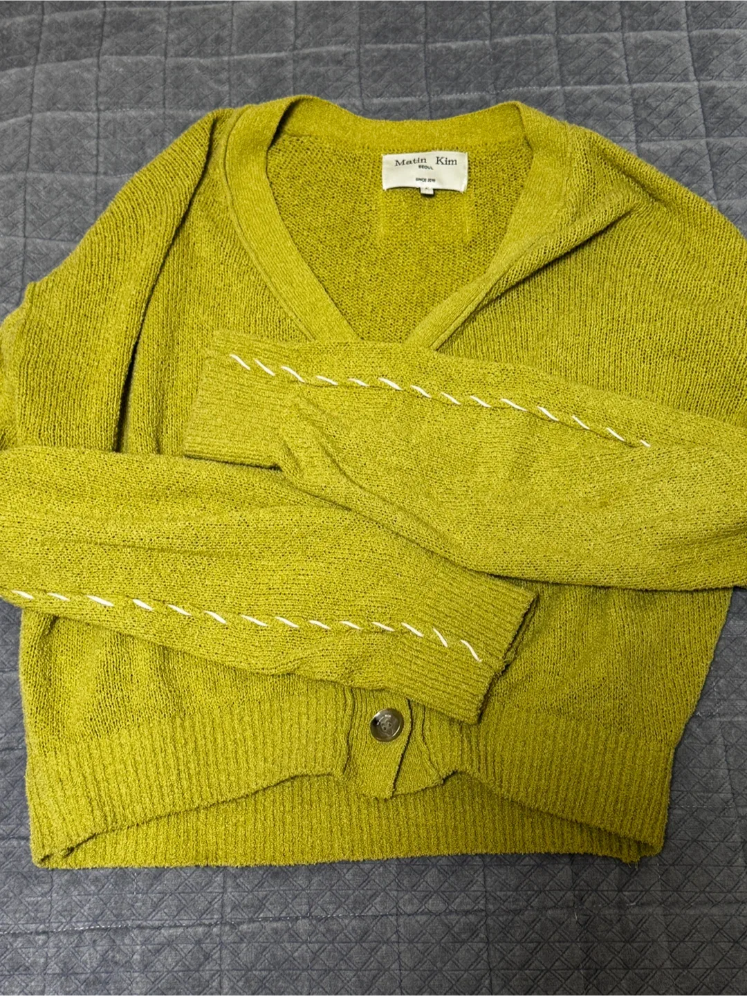 (중고) 마뗑킴 크롭 가디건 판매