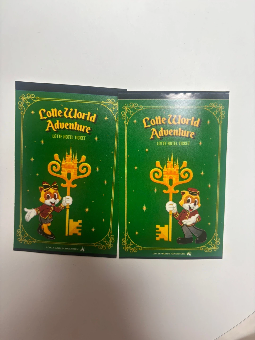 롯데월드 자유이용권 2매