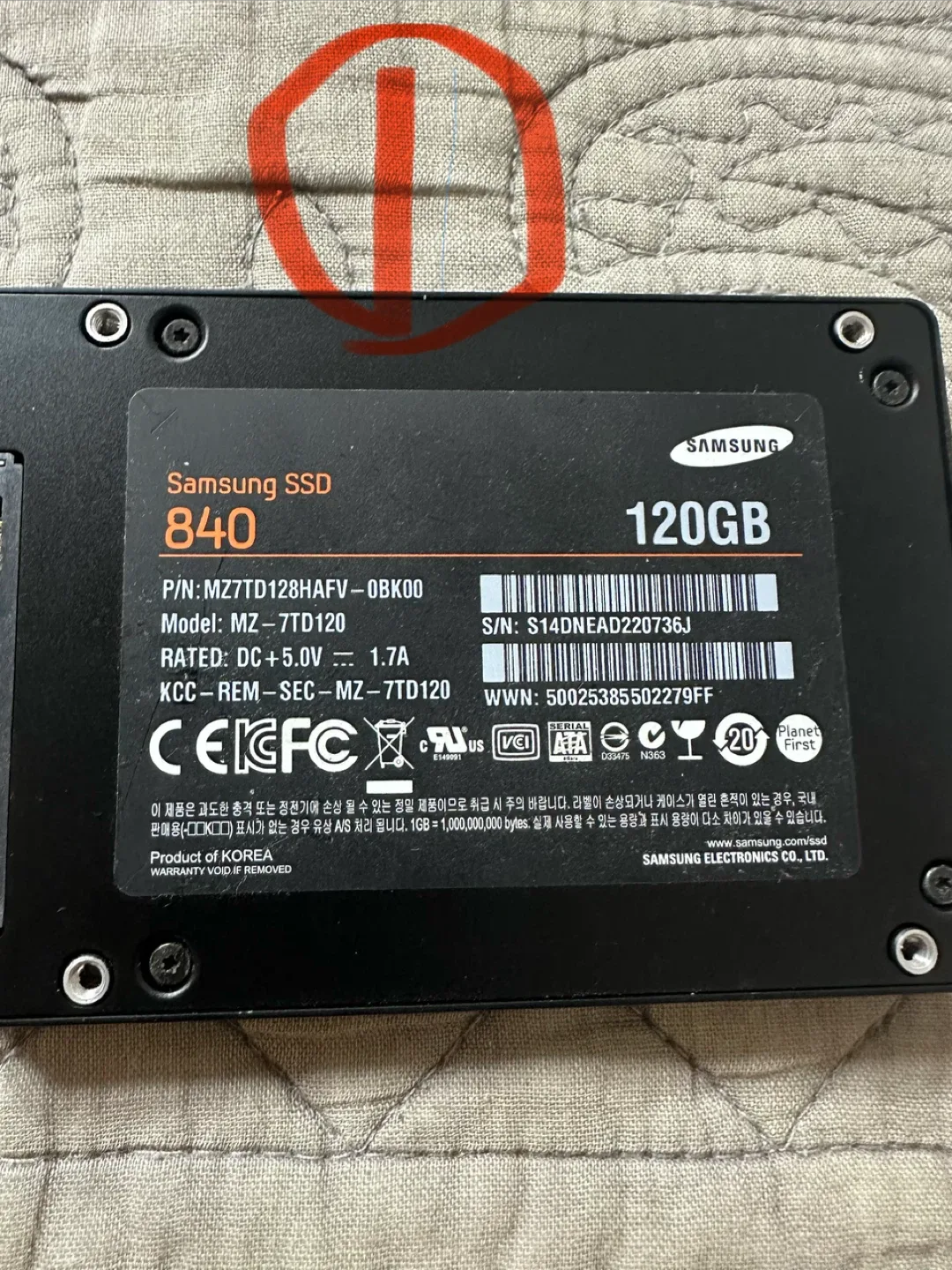 삼성 SSD 데스크탑 HDD 5테라, 1테라, 750기가, 500기가