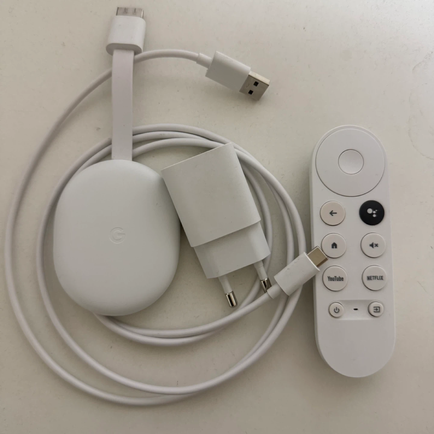 구글 크롬캐스트 with Google TV 화이트 | 디지털기기 | 당근 중고거래