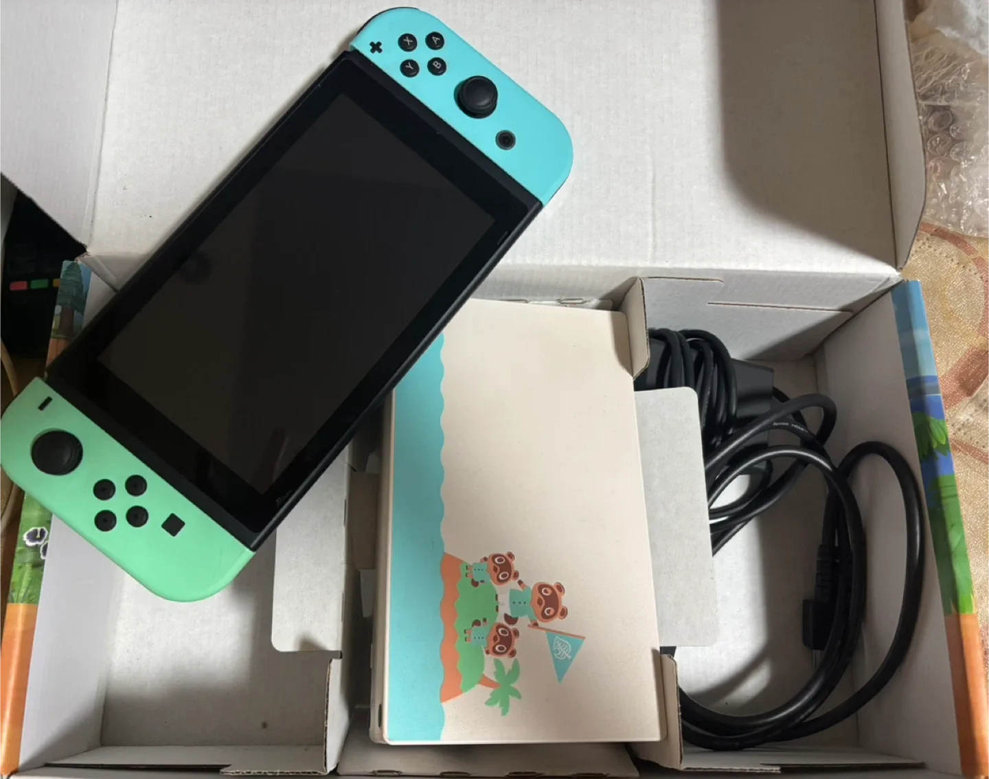 [중고감有] 닌텐도 스위치 동물의 숲 에디션