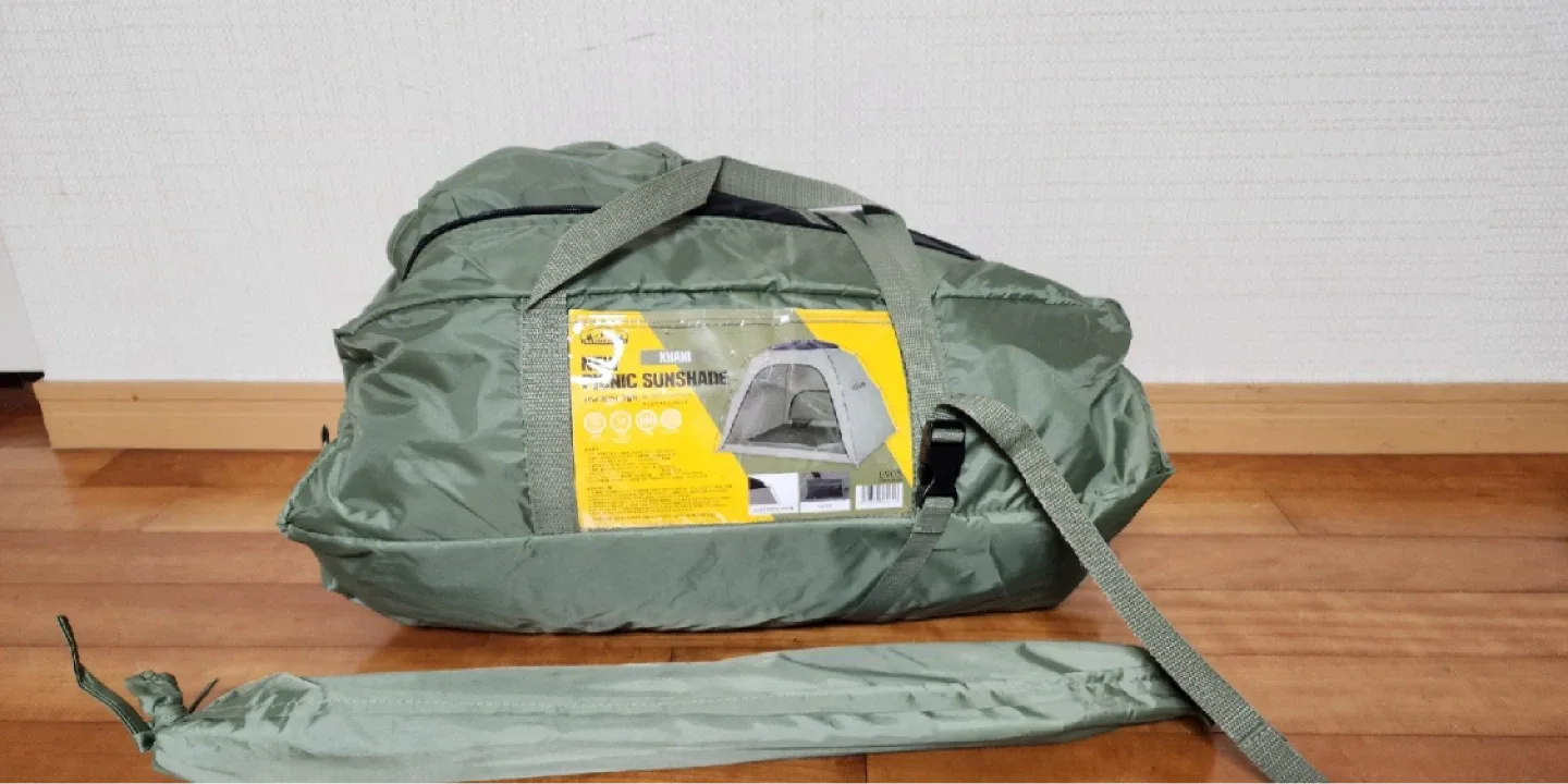 (중고 2회사용) 노브랜드 그늘막 텐트 판매합니다