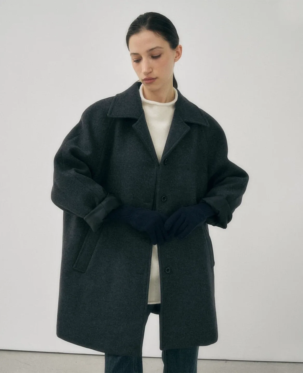 블루브릭 울 코트