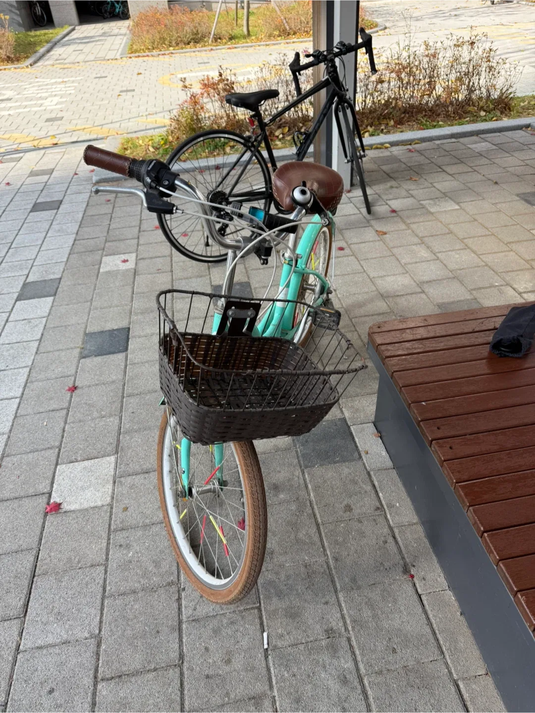 클라라 민트색 자전거