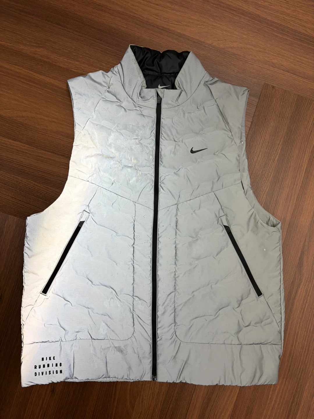 나이키 써마핏 러닝 디비전 베스트 리플렉티브 실버 XL