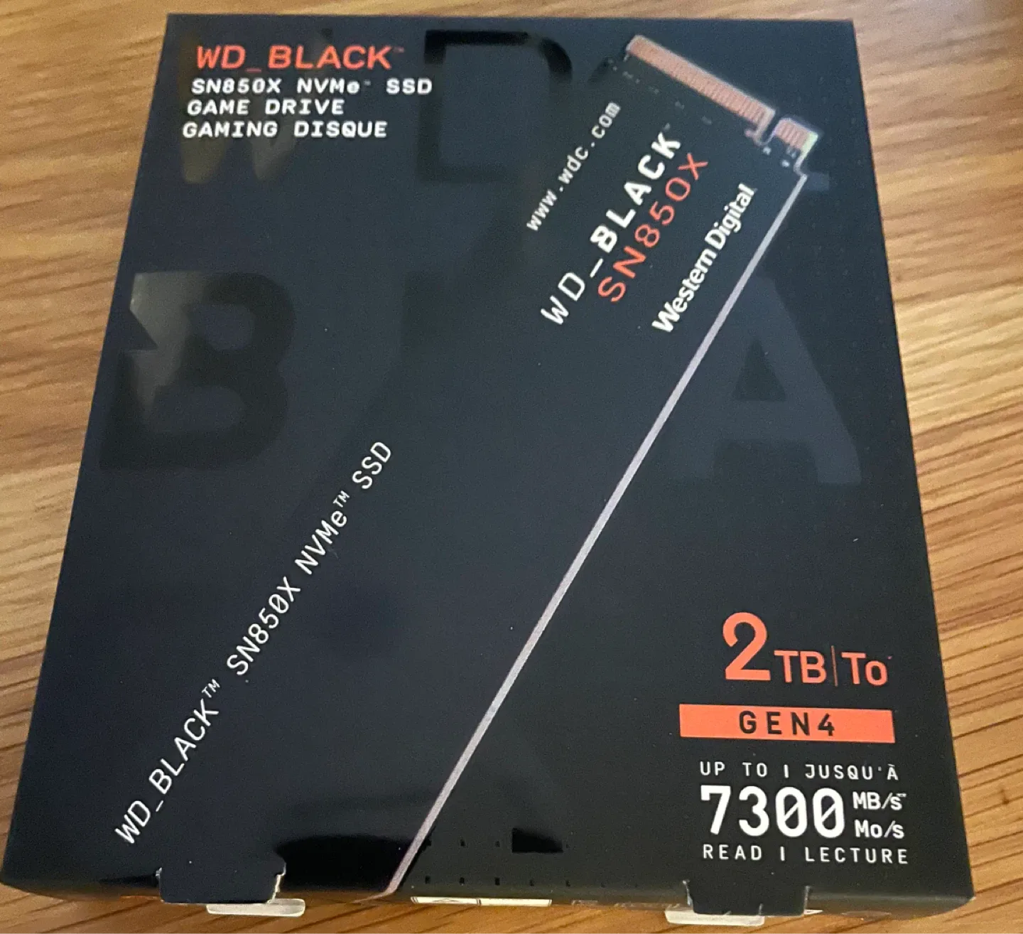 WD Black SN850X 2TB 미사용 새제품 SSD