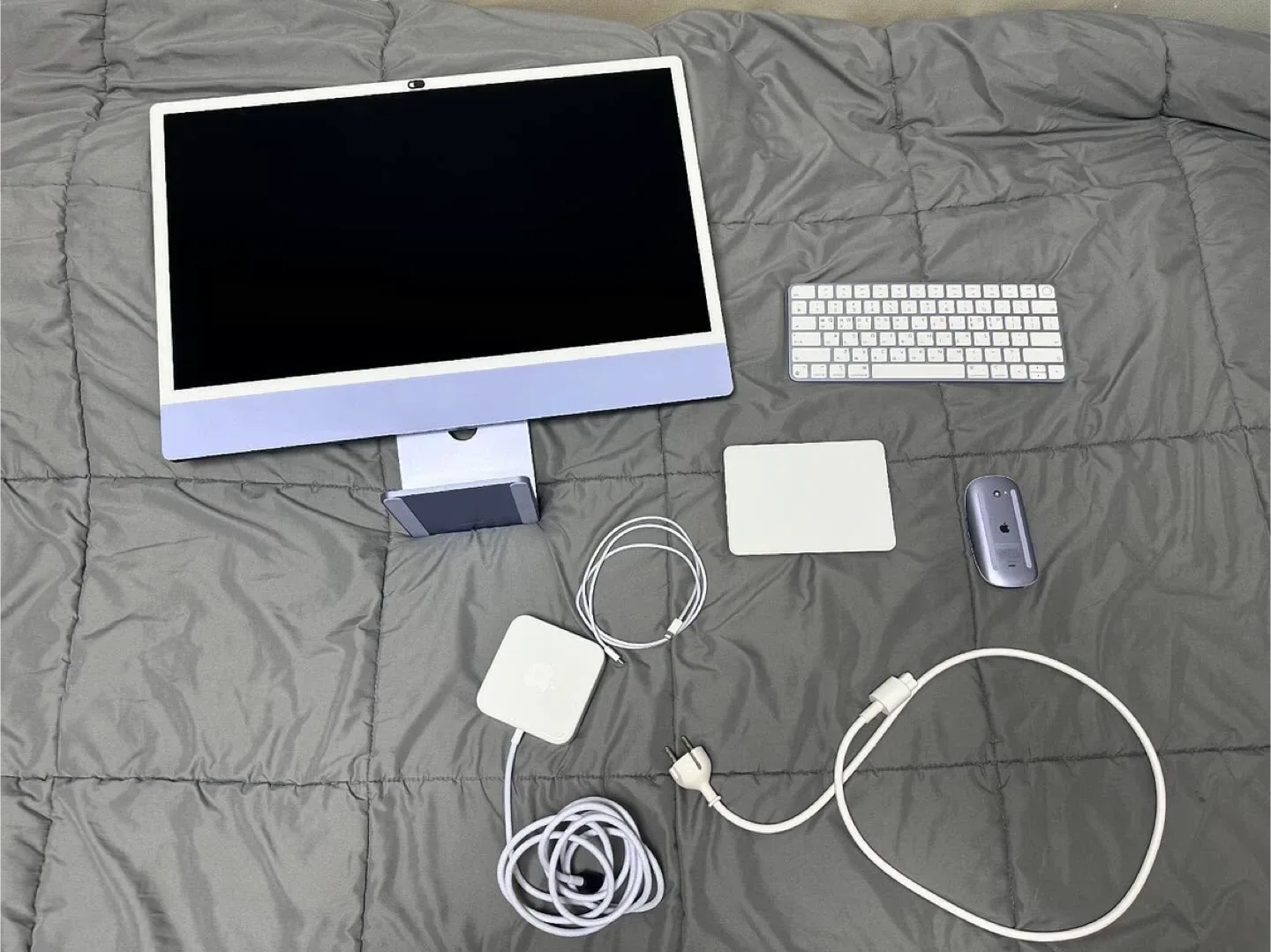 애플 iMac 24 M1 블루 풀세트