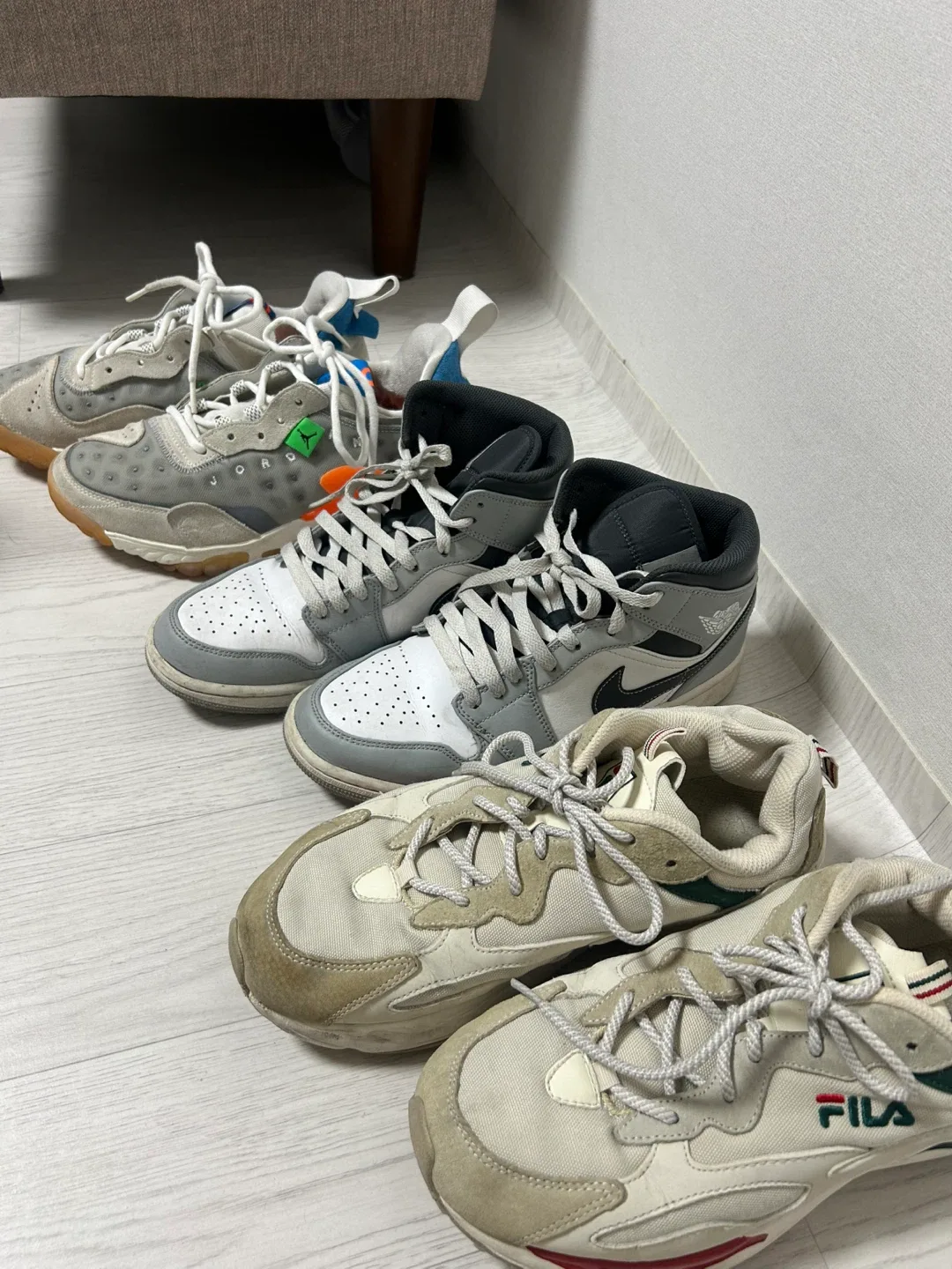 나이키조던,나이키에어맥스,필라,엘두 신발 265-270팝니다