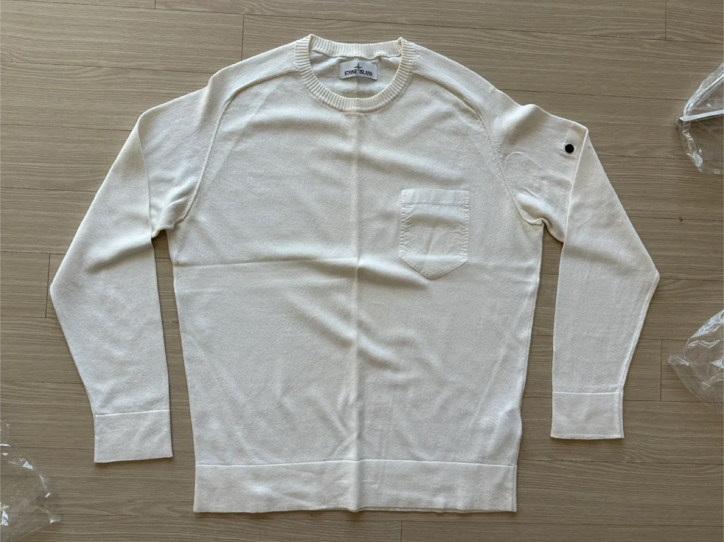 드라이O)스톤아일랜드 아이보리 니트 105(XL)