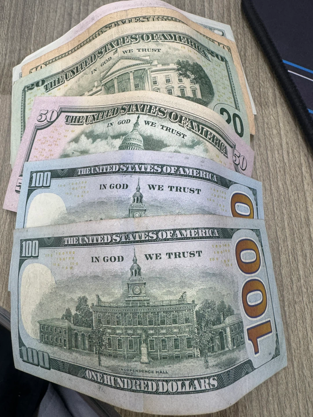 미국 달러 지폐