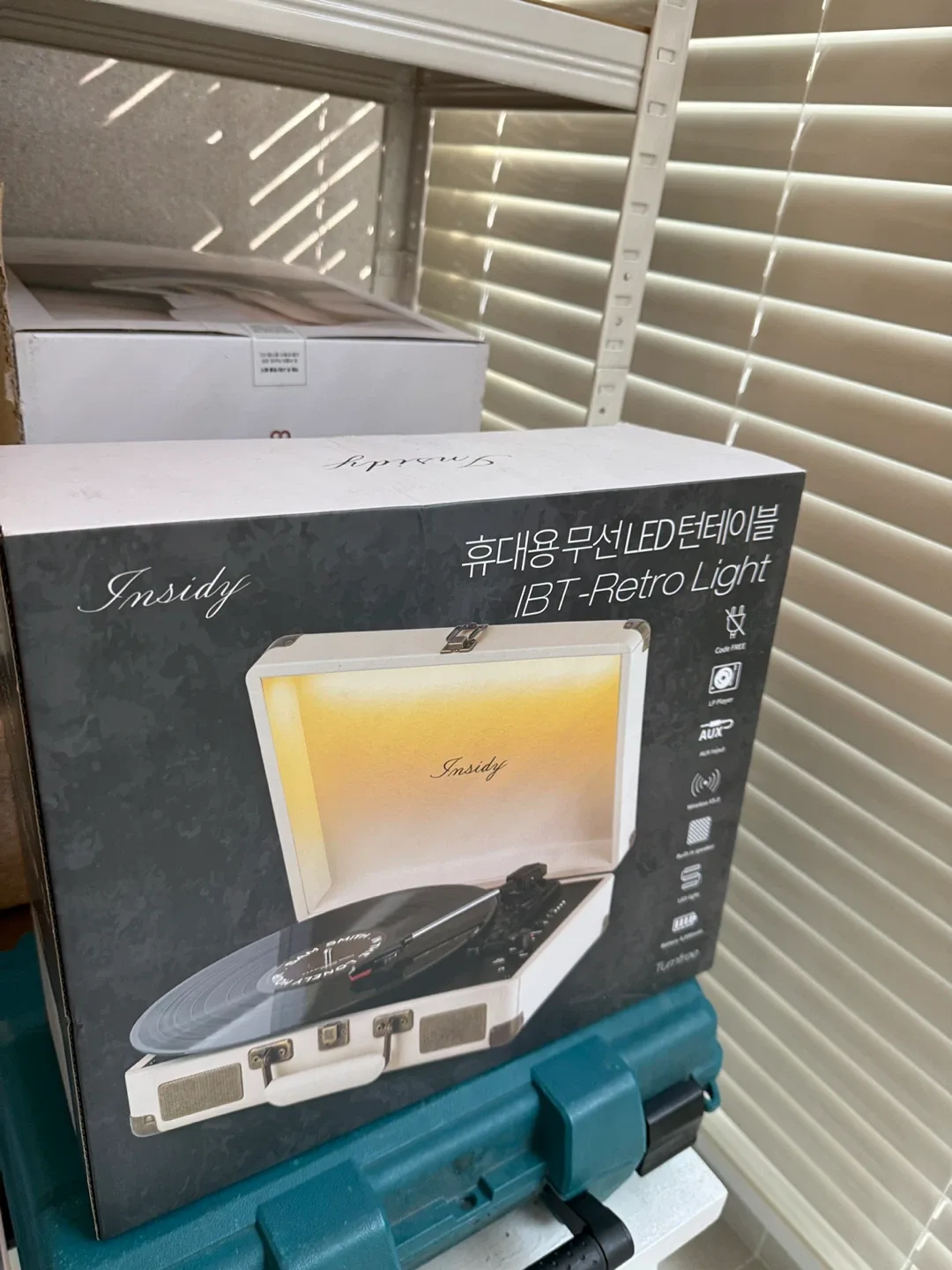 인사이디 IBT-Retro Light 턴테이블 새상품
