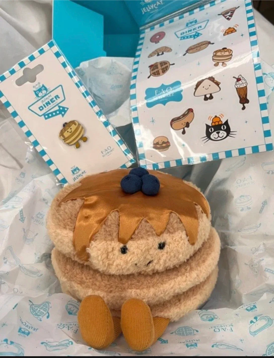 뉴욕 Jellycat 젤리캣 다이너 팬케이크 택배비포함