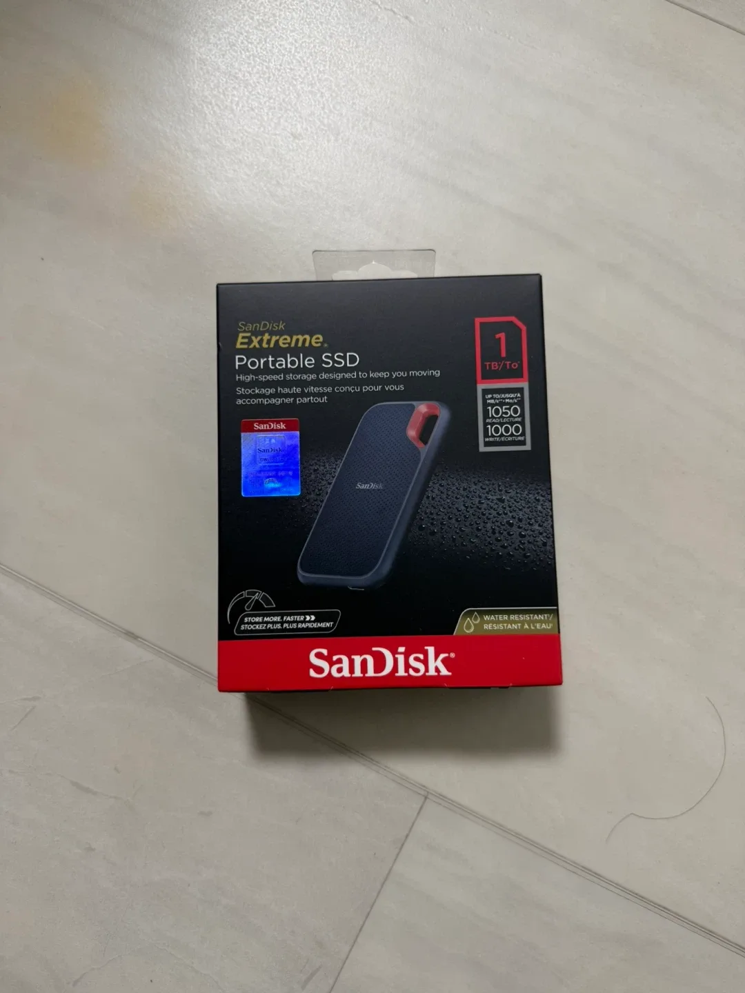 샌디스크 Extreme SSD 1TB 미개봉 새상품