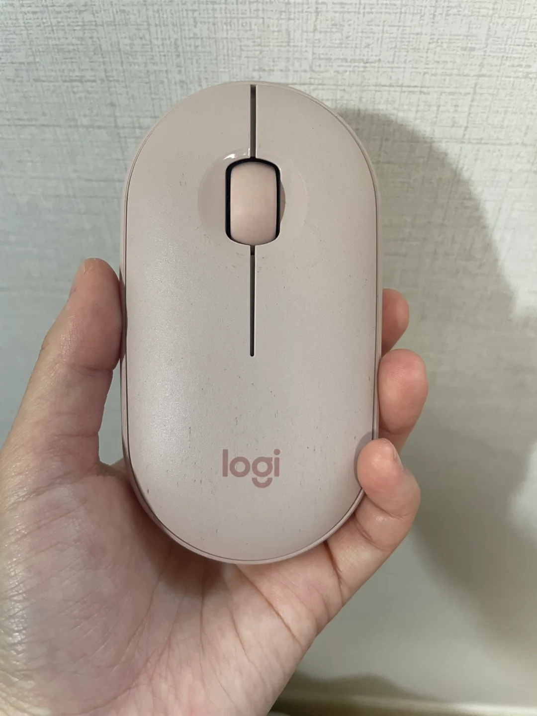 로지텍 페블 무소음 마우스 핑크