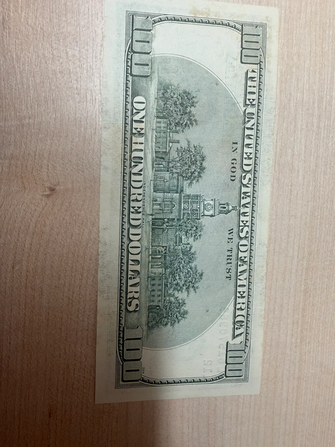 USD 100$ 미국 100달러