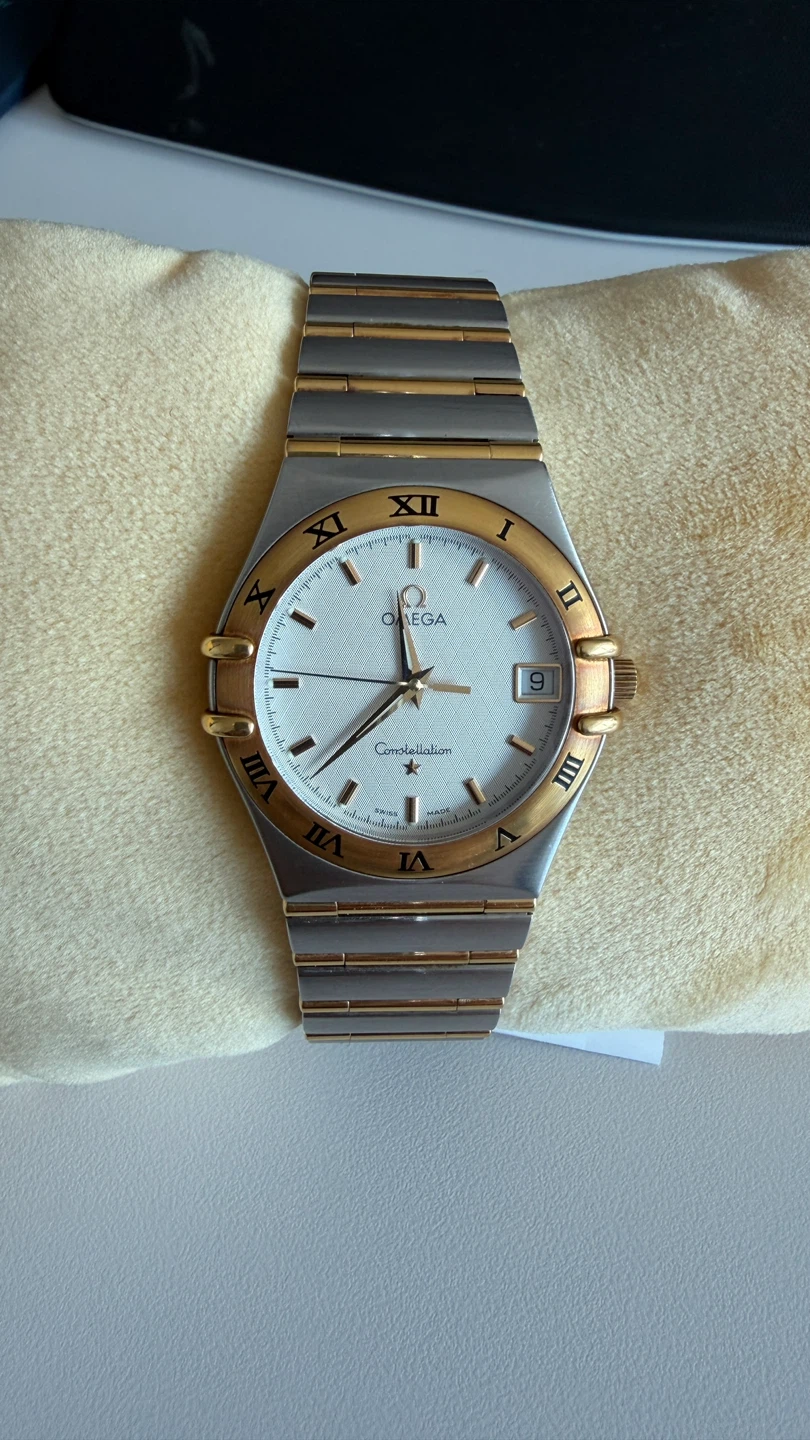 오메가 컨스텔레이션 35미리 18K 풀바