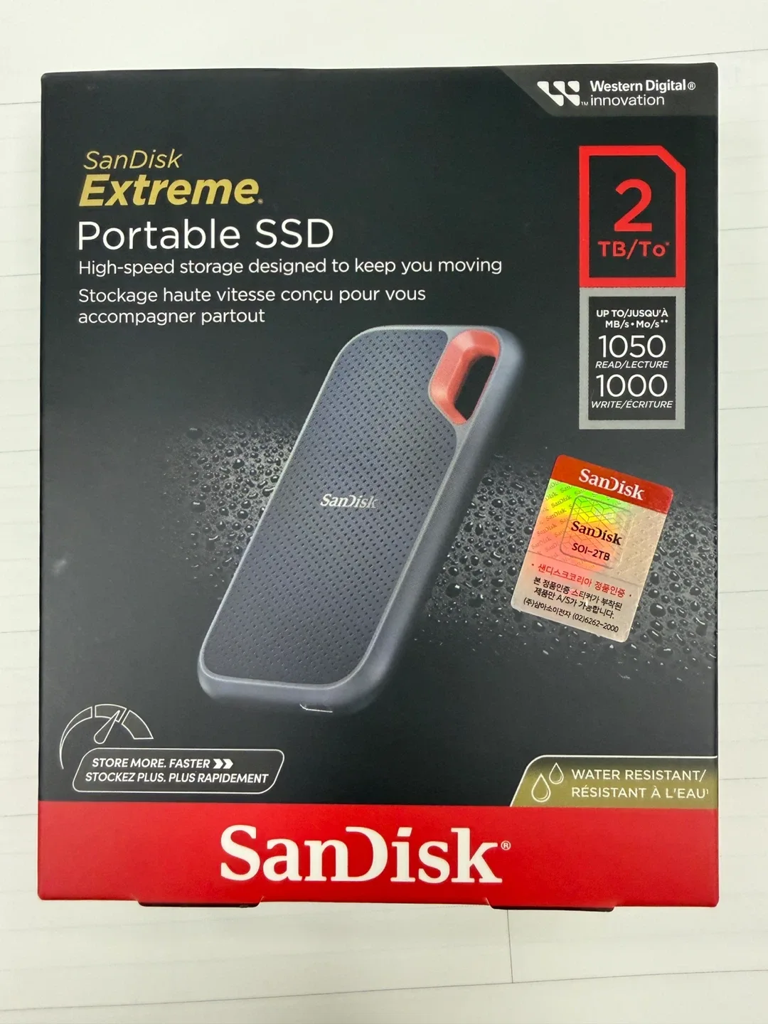 새상품) 샌디스크 Extreme SSD 2TB