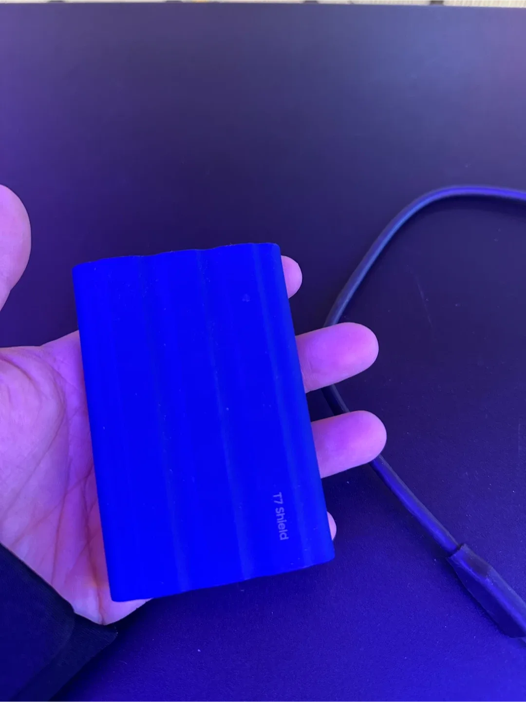 삼성 T7 Shield 1TB 외장 SSD 블루