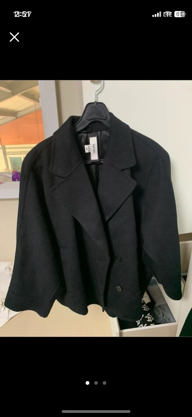 블랙코트 치마 세트