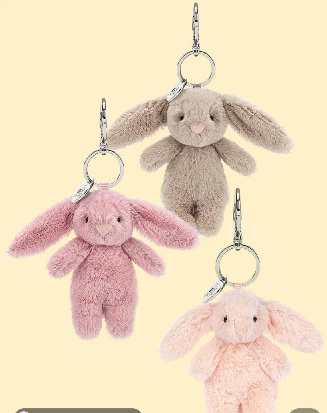 네고 가능 젤리캣 버니 키링 핑크 새상품