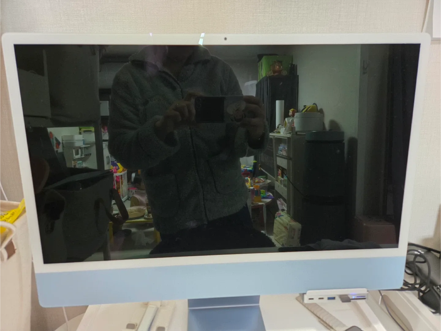 애플아이맥  iMac 24 M3 8GB RAM 512GB 블루