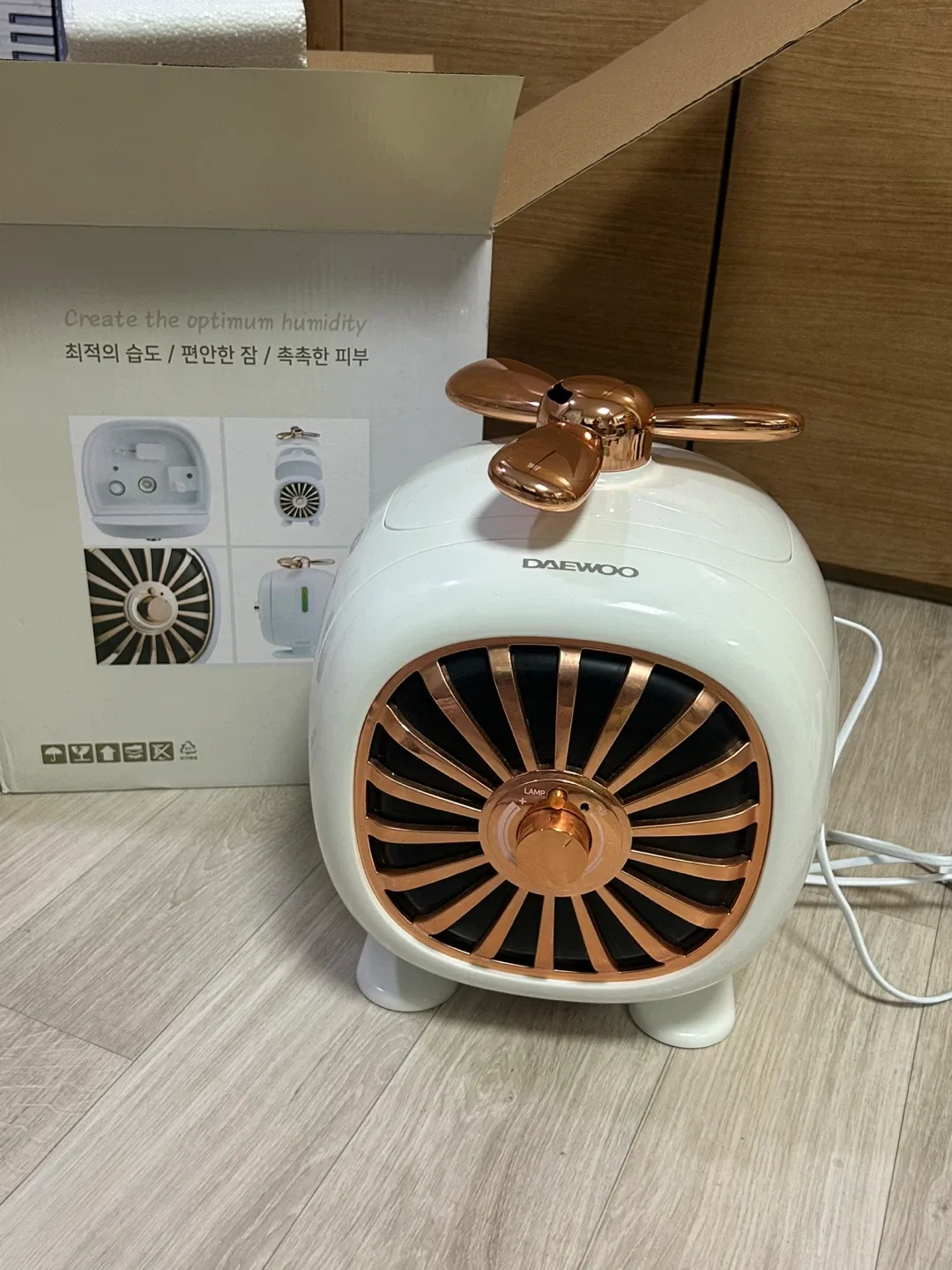 대우전자 레트로 초음파 가습기 DEH-XR401