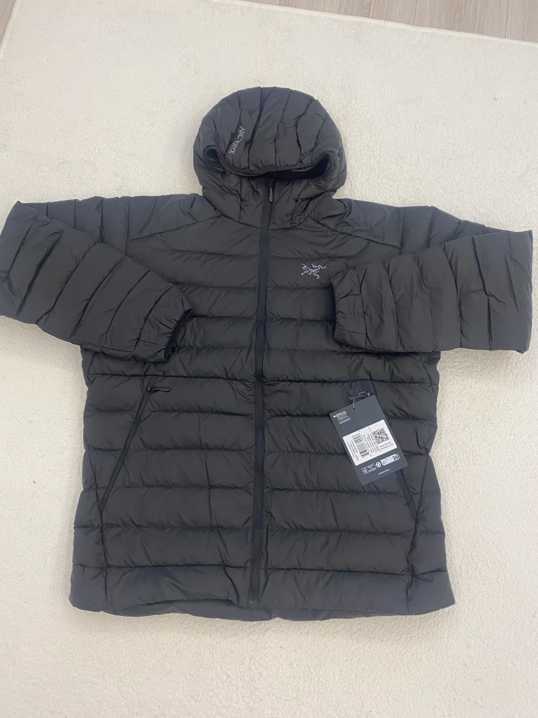 아크테릭스 세륨 후디 블랙 XL