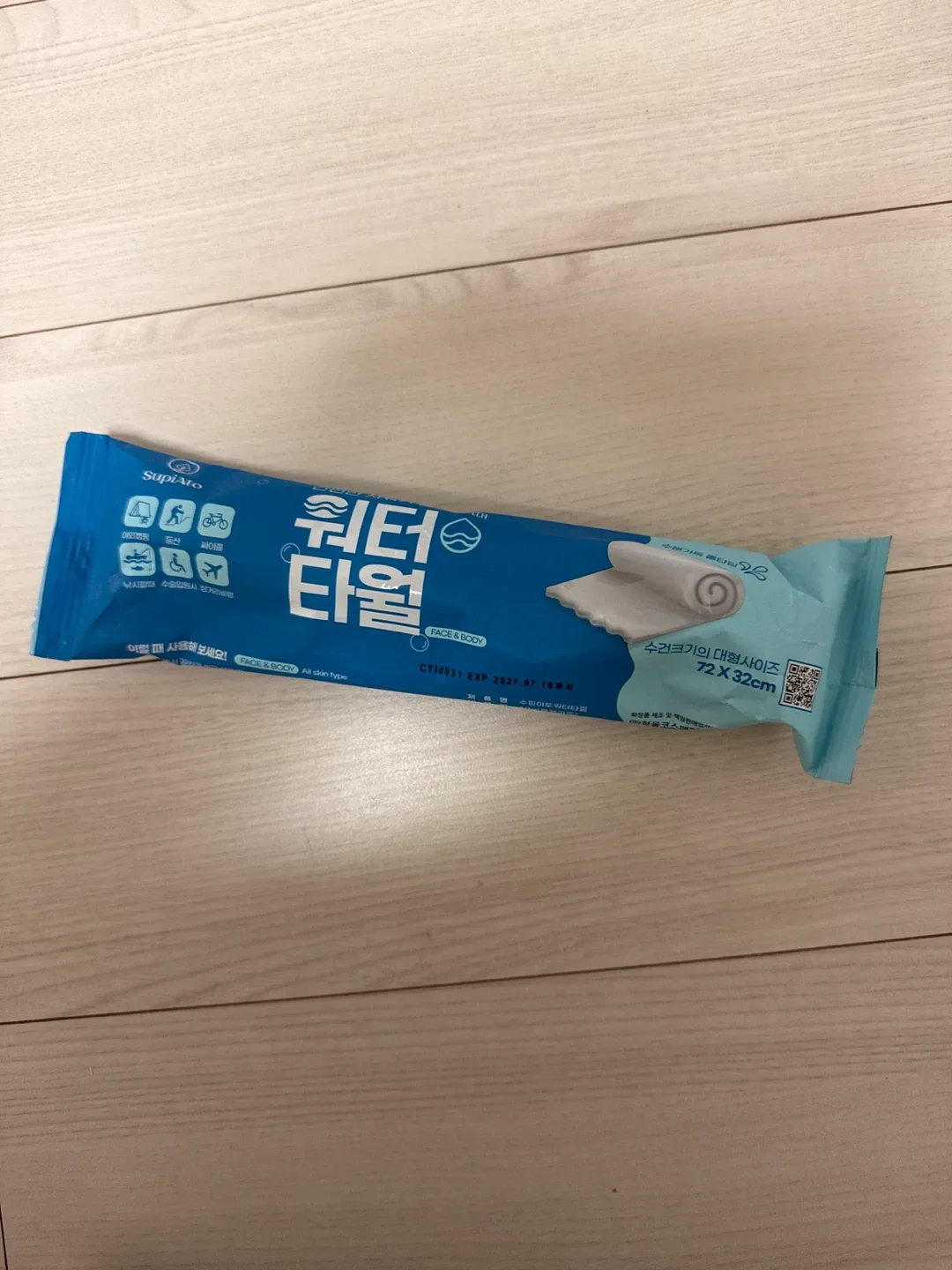 수피아토 워터타월 대형 휴대용 물티슈