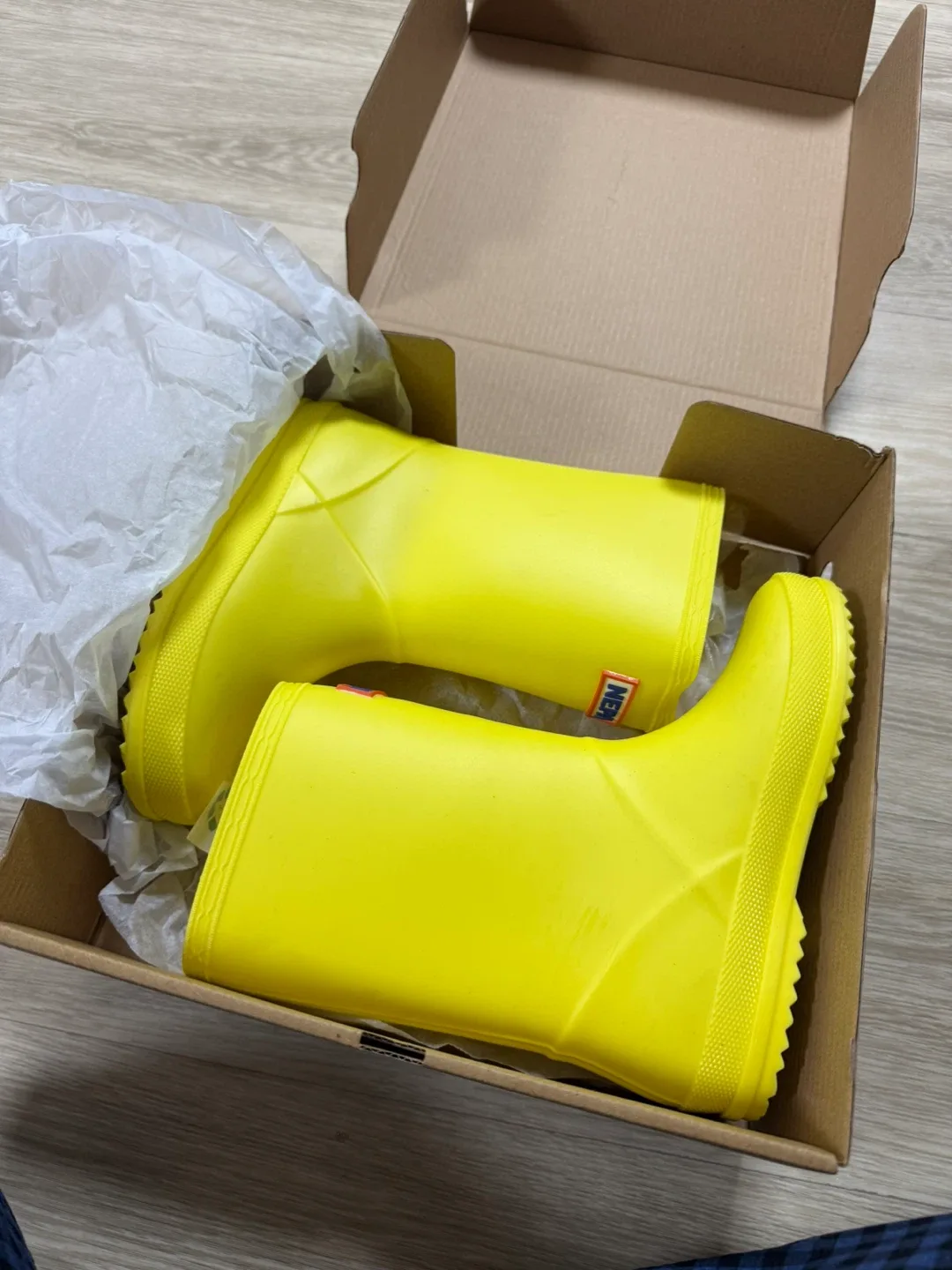 네파 키즈 레인부츠 200mm 노란색