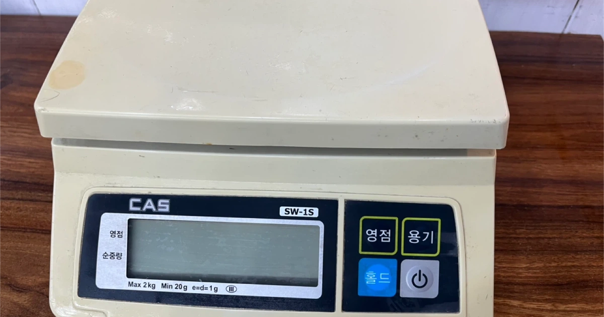 Module Cas 1s CAS SW-1S 전자저울 2kg | 생활가전 | 당근 중고거래