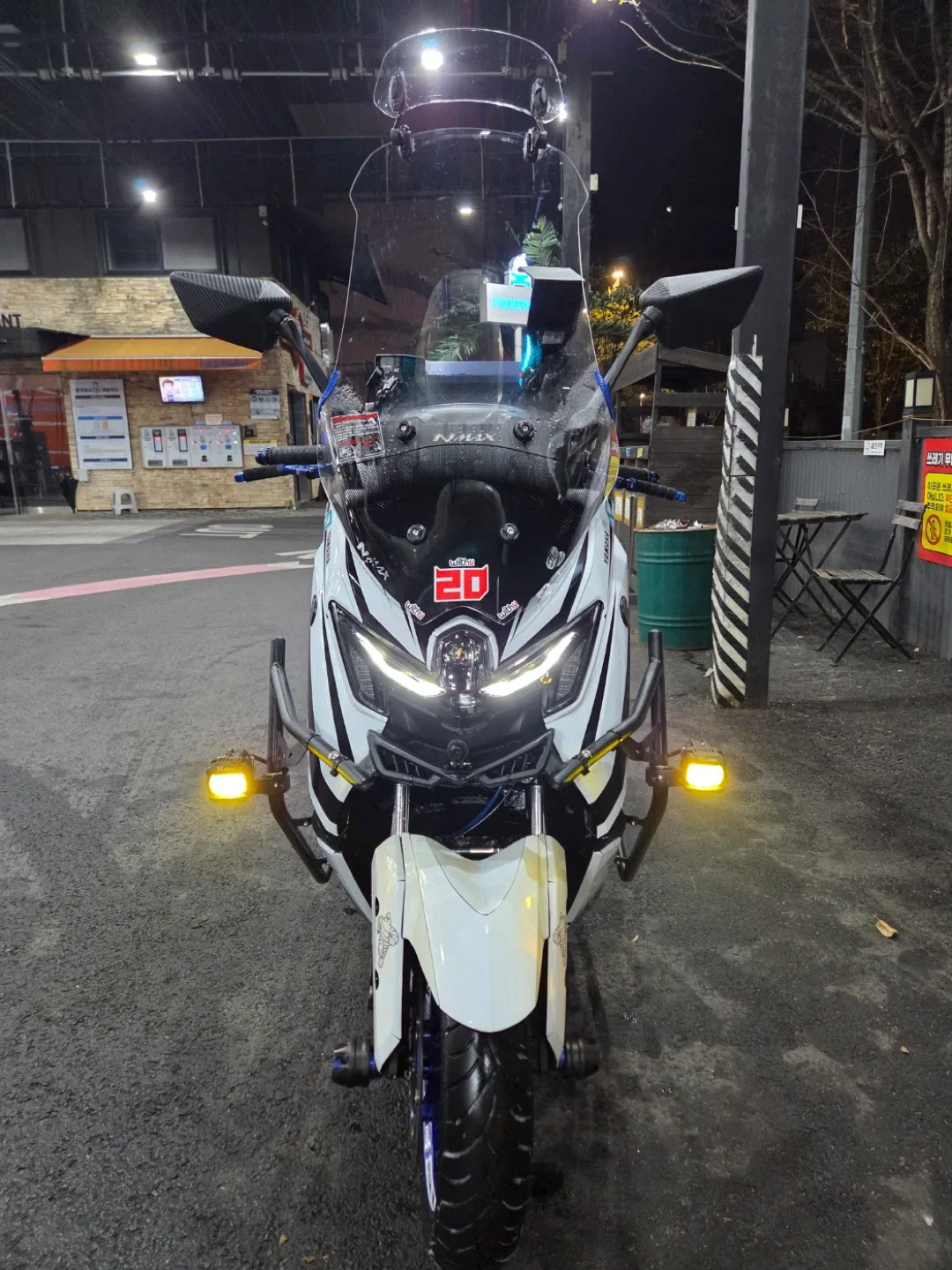 NMAX 125스쿠터 튜닝 다수 오토바이 pcx