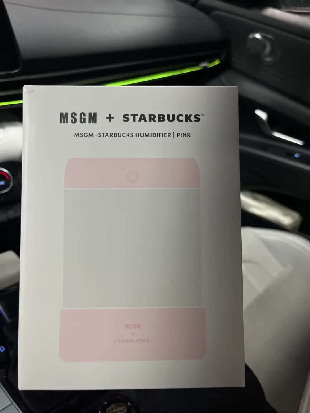 MSGM+스타벅스 핑크 가습기 새제품