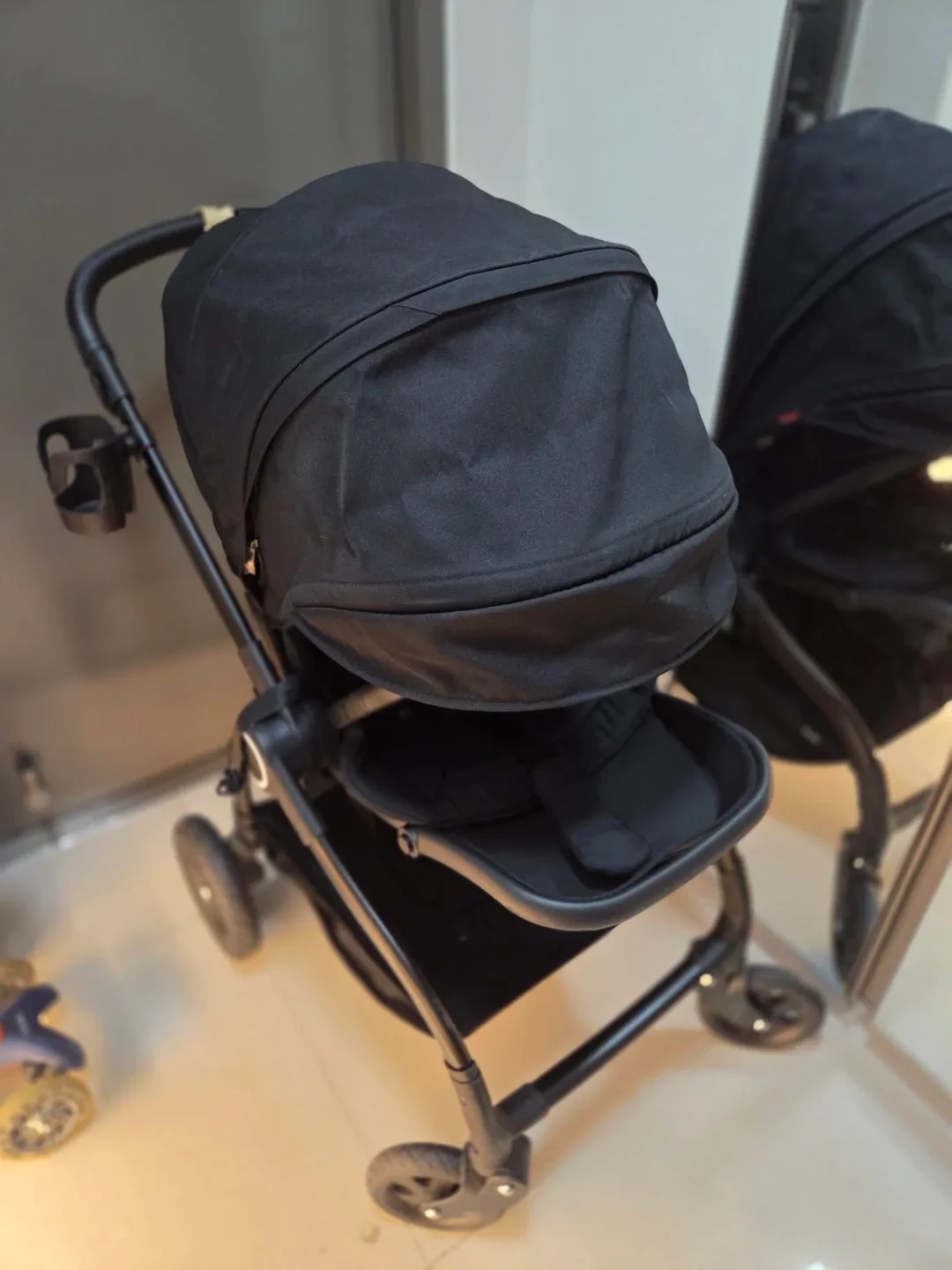 시크 절충형유모차 블랙