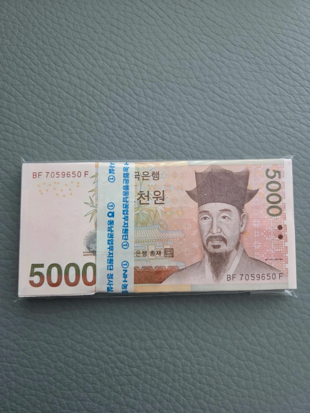 한국은행 현행 5,000원권 신권 다발 미사용 지폐(100장) | 취미/게임/음반 | 당근 중고거래