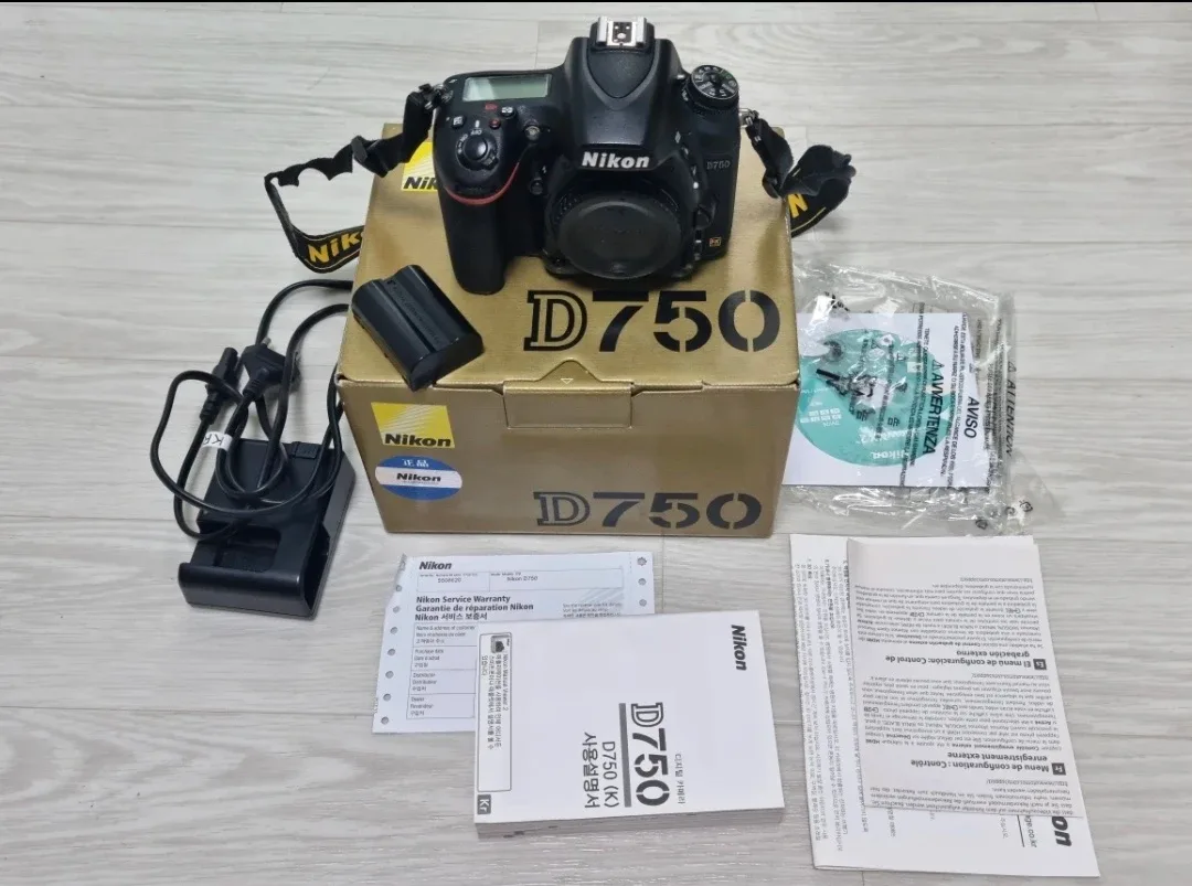 니콘 dslr d750 정품박스셋, 셔터무상교체대상시리얼
