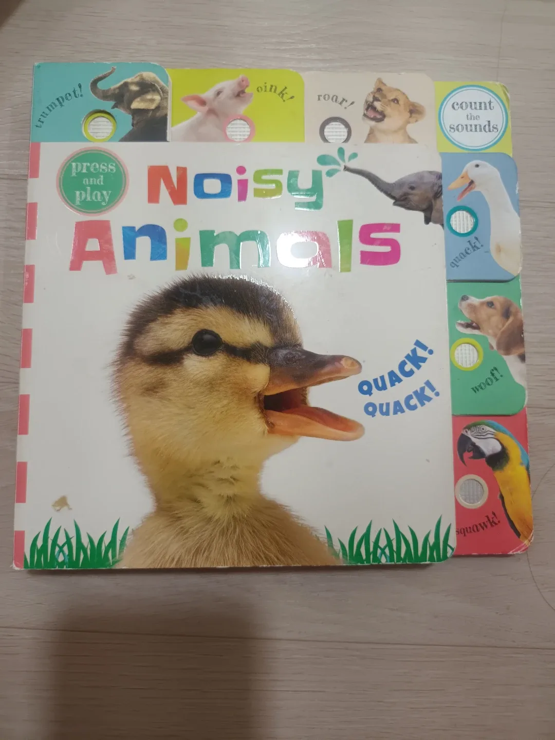 Noisy Animals 사운드북/ 아기 책 / 동물소리 책