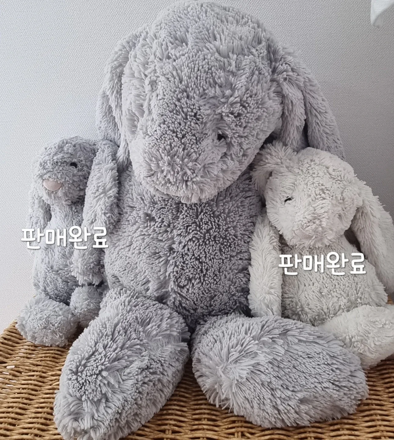 하나남음!!🤚젤리캣 버니 (XL),젤리캣,토끼인형