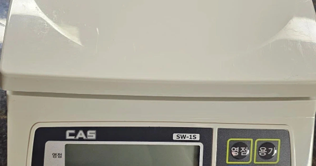 Module Cas 1s CAS SW-1S 전자저울 20kg | 생활가전 | 당근 중고거래