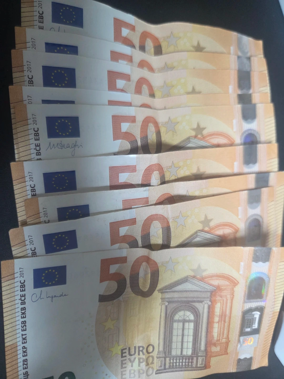 여행하고 남은 유로화 50유로 지폐 9장 처분합니다(네이버 기준환율) | 티켓/교환권 | 당근 중고거래