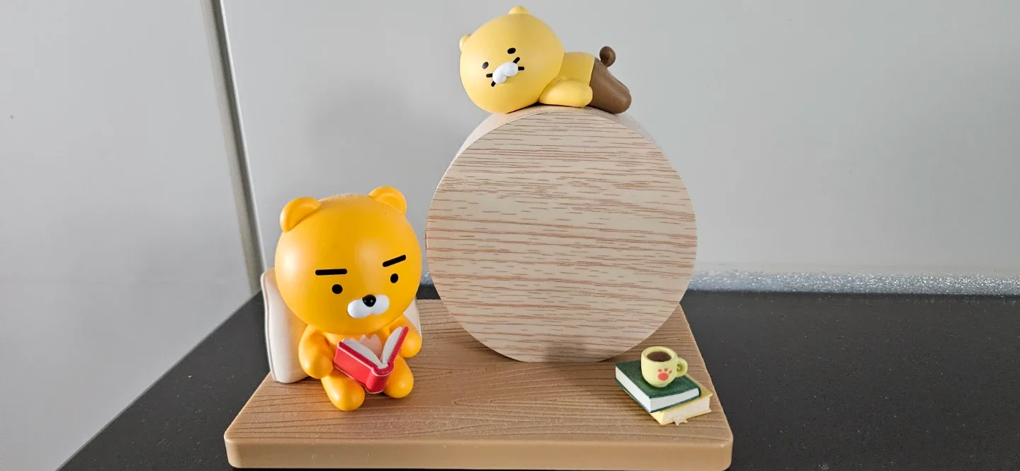 카카오프렌즈 라이언&춘식이 탁상시계 새상품