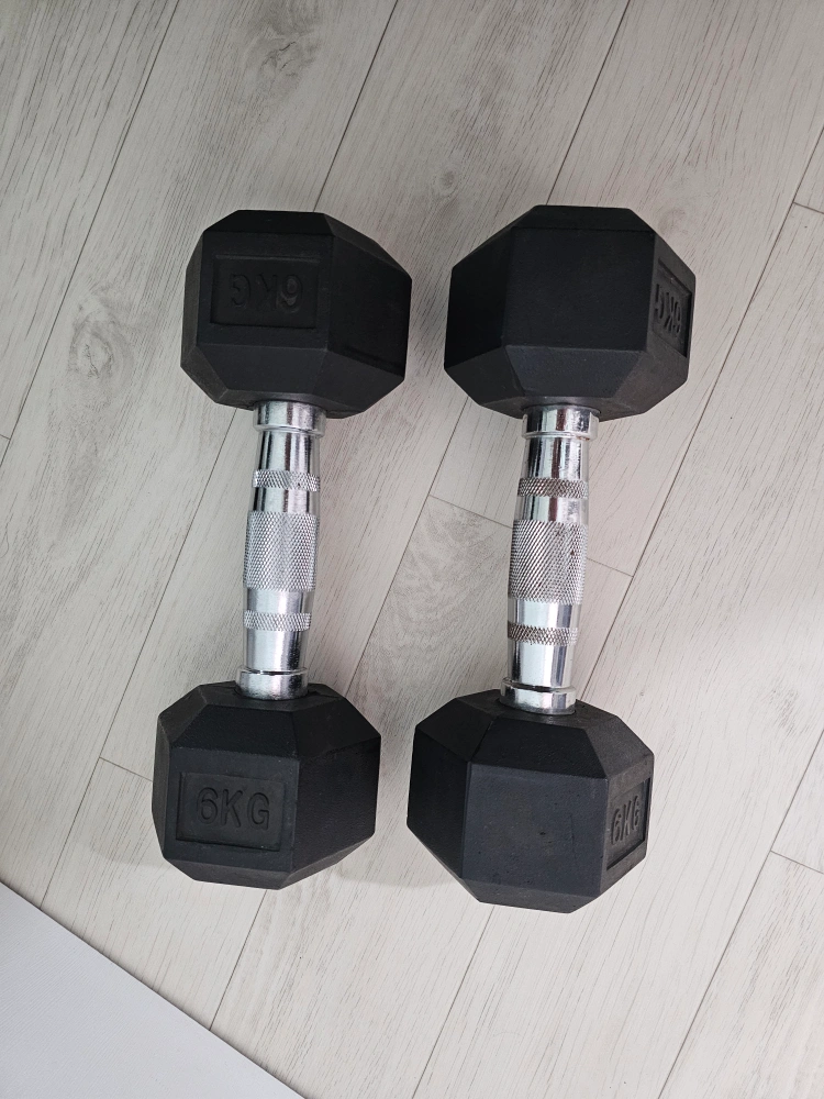 멜킨 6kg 육각 덤벨 2개 아령 | 스포츠/레저 | 당근 중고거래