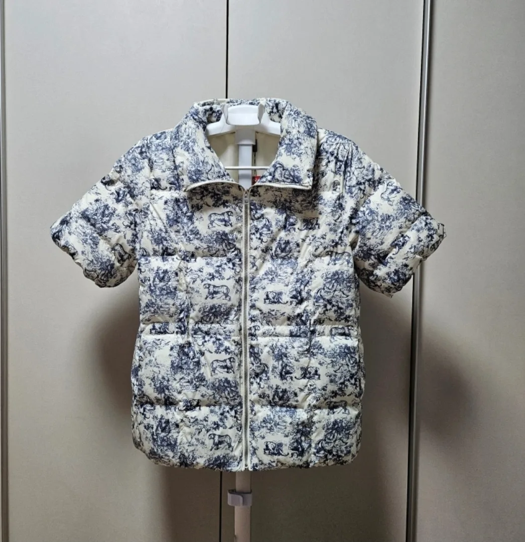 뜨완 반팔 숏패딩