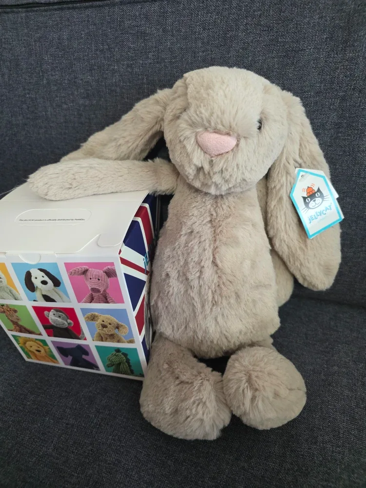 젤리캣 바쉬풀베이지 버니 M사이즈  새상품