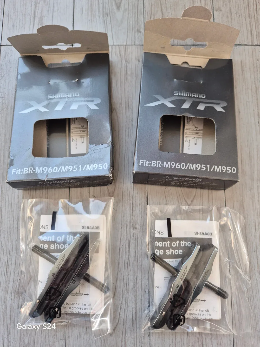 시마노 XTR 브레이크 슈 M960/M951/M950 새제품