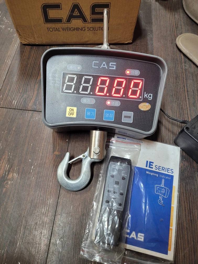 (거의 새제품) CAS IE-100 전자저울 100kg 전자저울 매달림용 | 디지털기기 | 당근 중고거래