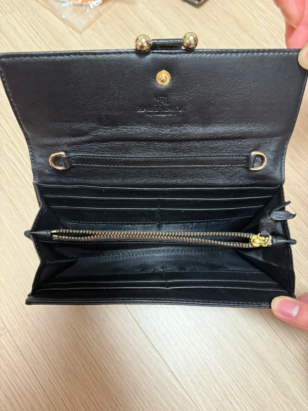 해리메이슨 장지갑 블랙